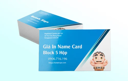 Báo giá Sỉ In Name Card Lốc 5 Hộp