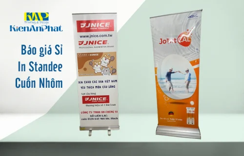Báo giá Sỉ In Standee Cuốn Nhôm